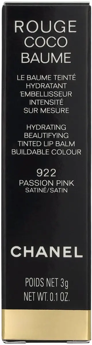 Chanel Rouge Coco Baume Lip Balm 922 Passion Pink 3ml