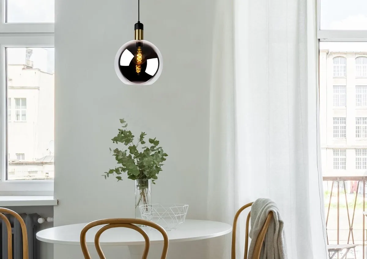 Lucide Julius Hanglamp Ø28cm - Fumé