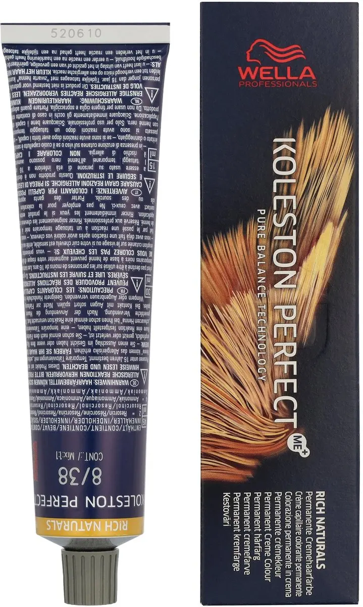Wella Professionals Koleston Perfect Me+ 8/38 Haarverf 60ml - afbeelding 6 van 6