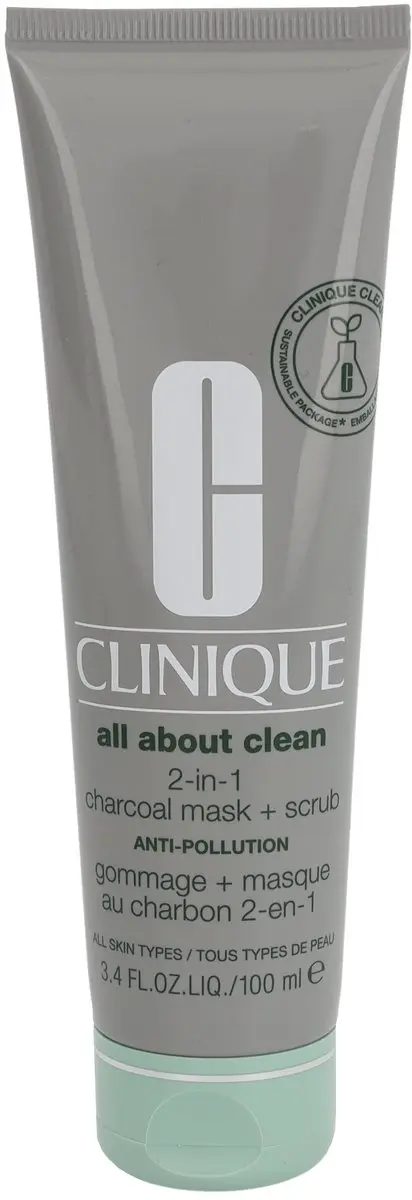Clinique All About Clean Charcoal Mask + Scrub 100ml - afbeelding 6 van 6