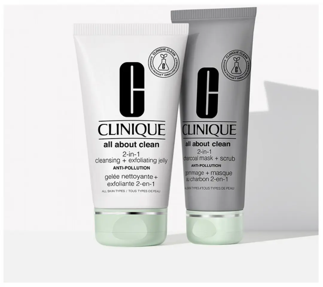 Clinique All About Clean Charcoal Mask + Scrub 100ml