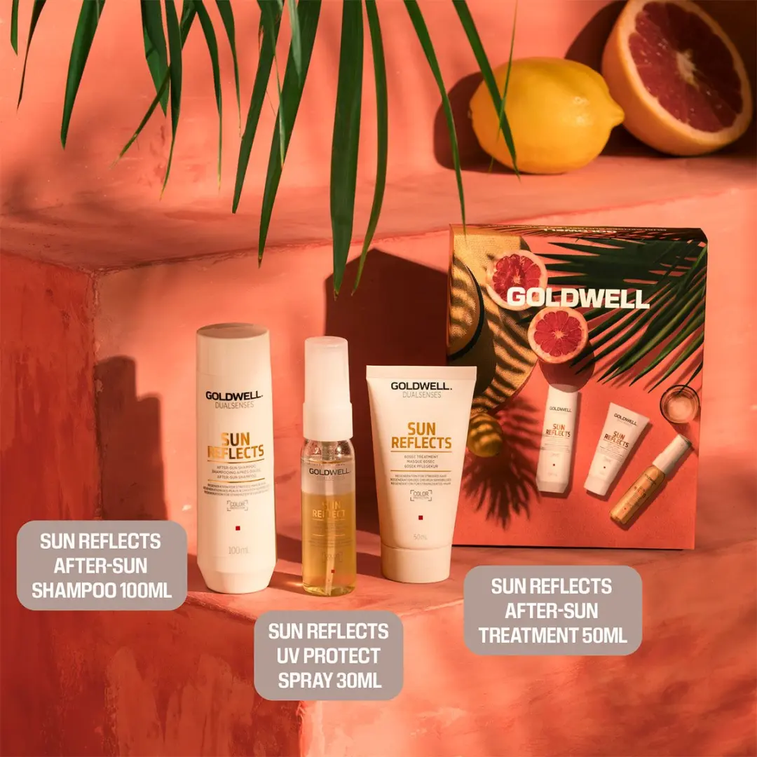 Goldwell Duelsenses Sun Reflects Summer Heroes Set - 150ml