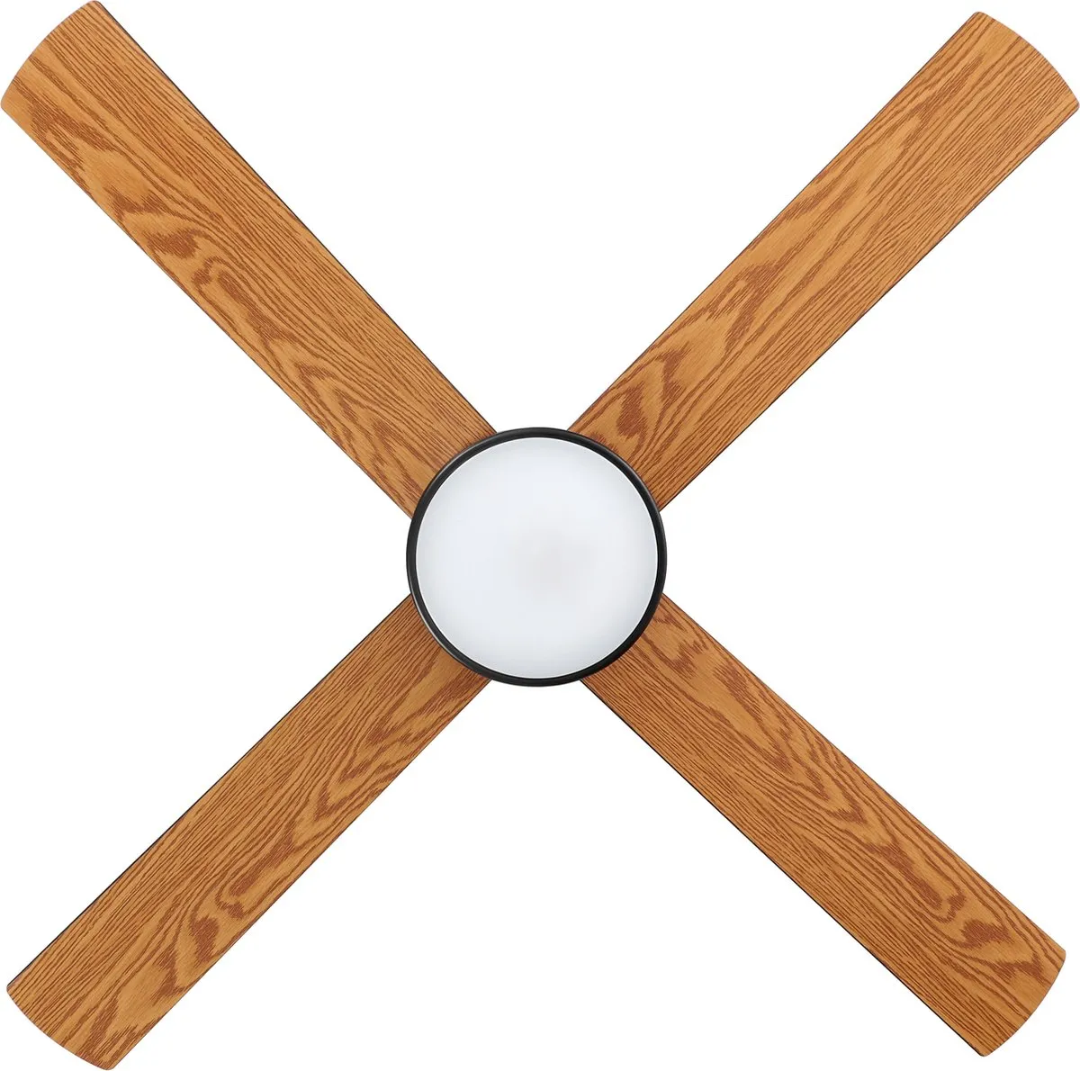 Eglo Trinidad Plafondlamp Ventilator 122cm - Zwart - 3 standen