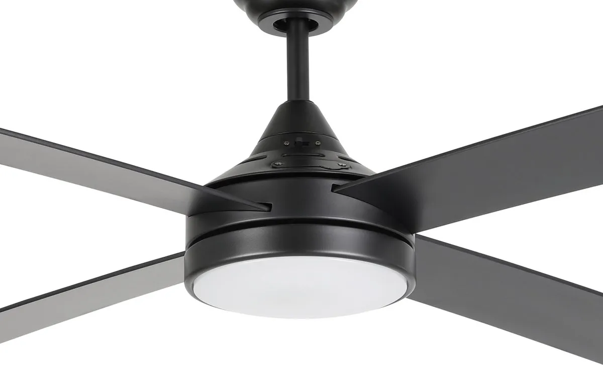 Eglo Trinidad Plafondlamp Ventilator 122cm - Zwart - 3 standen