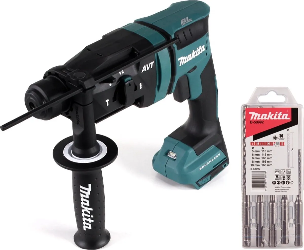 Makita DHR182Z Accu-boorhamer SDS-plus - 18V Brushless - 1,7J