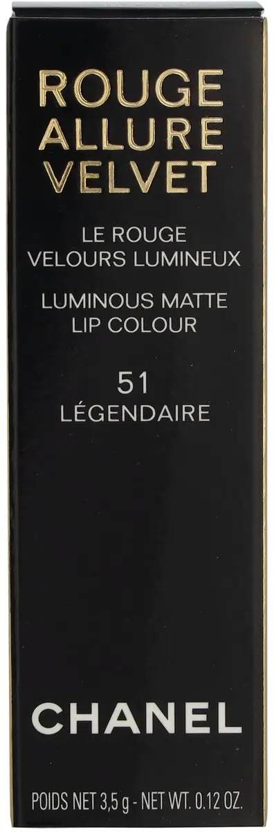 Chanel Rouge Allure Velvet Luminous Matte Lip Colour #51 Legendaire