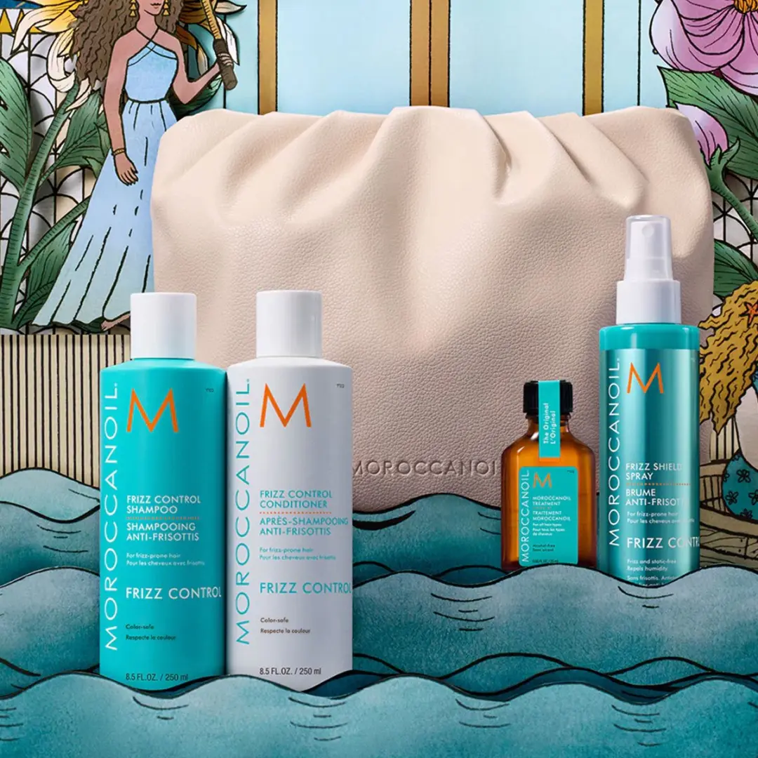 Moroccanoil Winter Holiday Gift Set - Frizz Control - Zwart