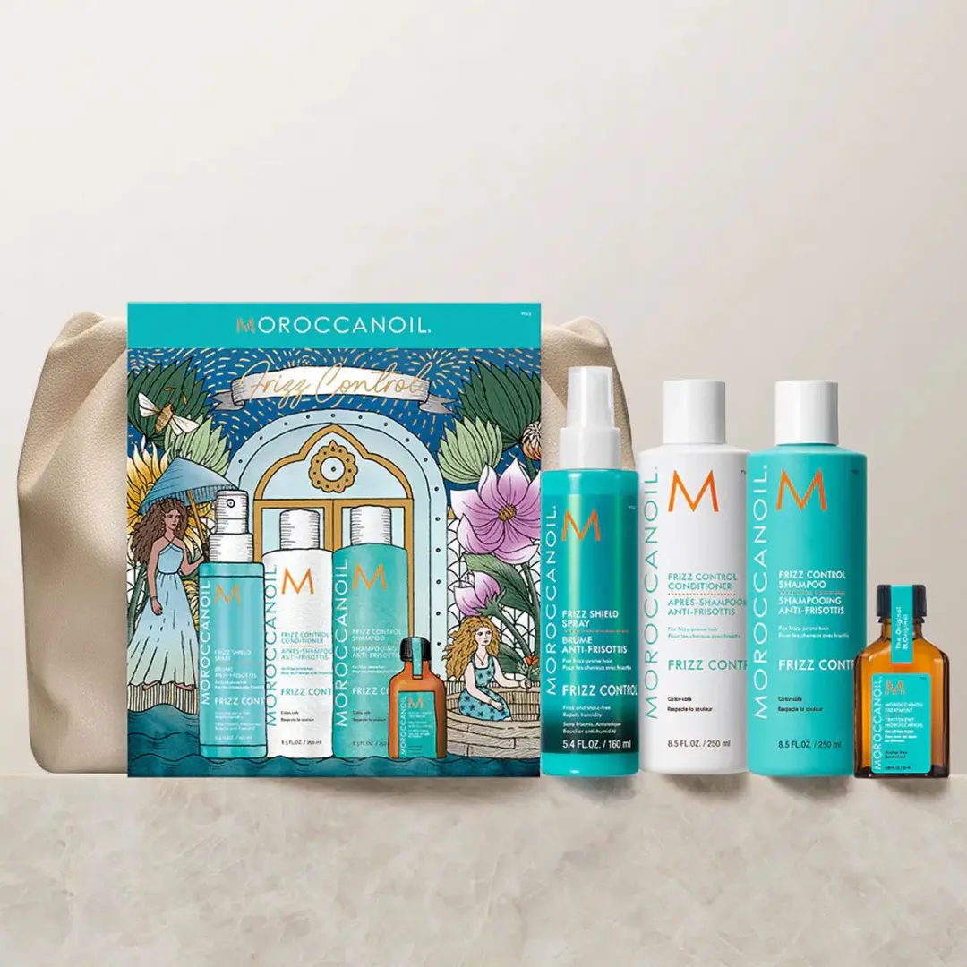 Moroccanoil Winter Holiday Gift Set - Frizz Control - Zwart