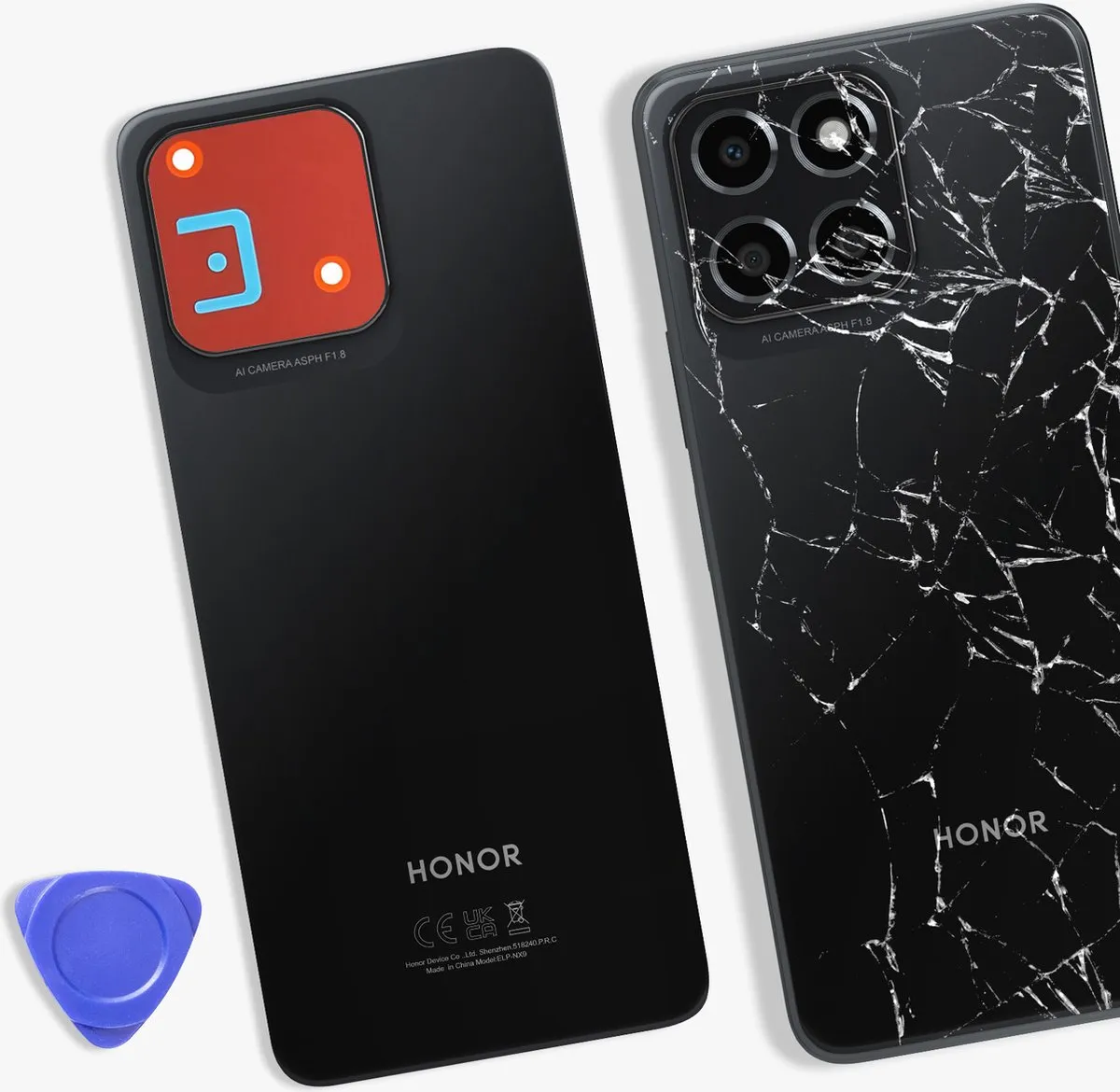 Honor X8 5G Rugdekking - 9707AAAM - Zwart