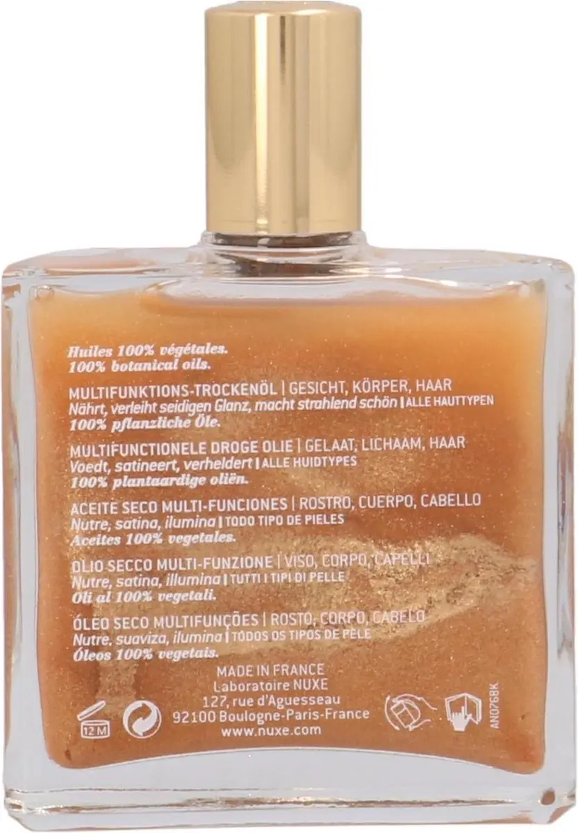 Nuxe Huile Prodigieuse Or Shimmering Huidolie 50ml