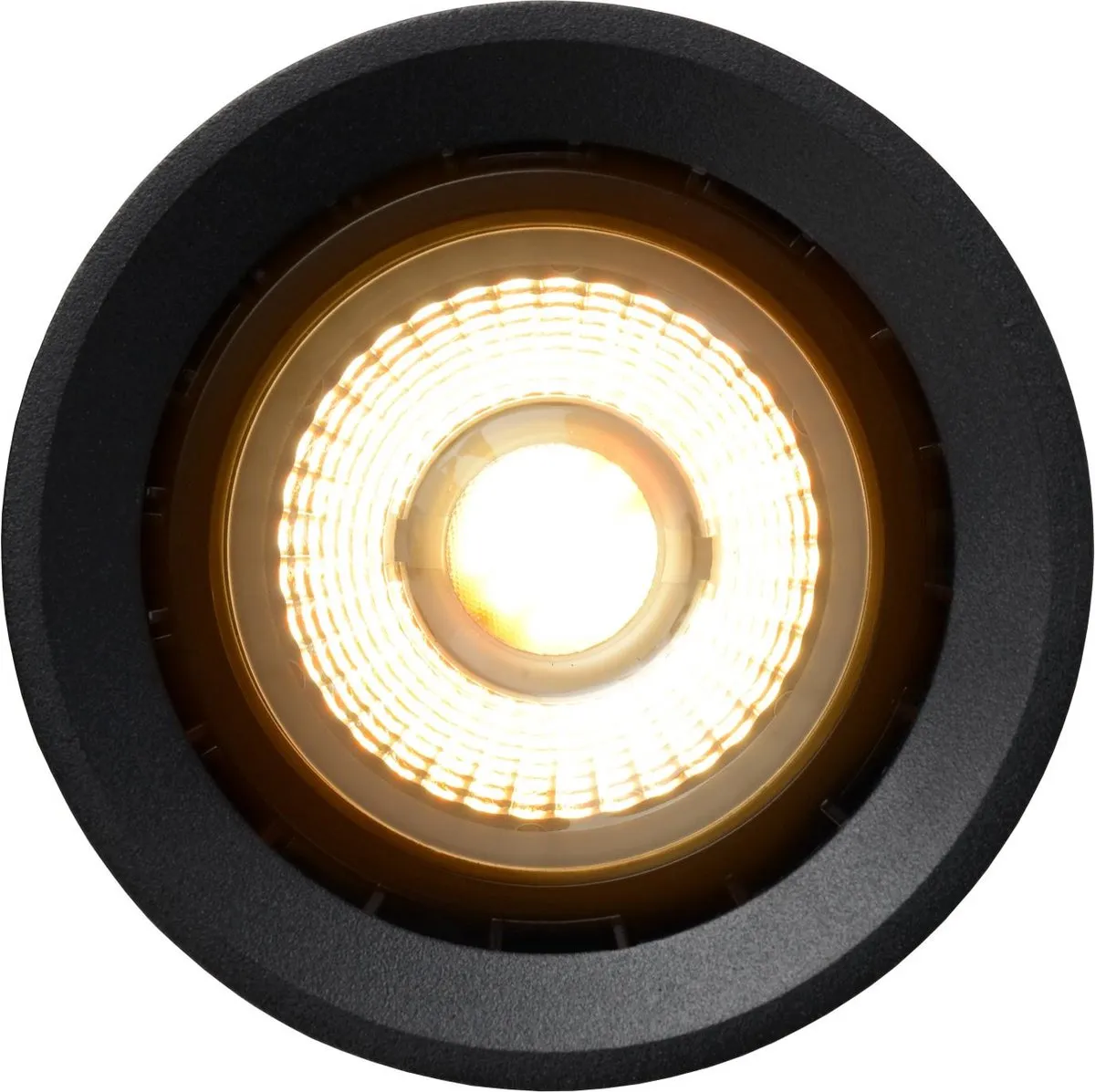 Lucide FEDLER Plafondspot Ø12cm - LED Dim to Warm - Zwart