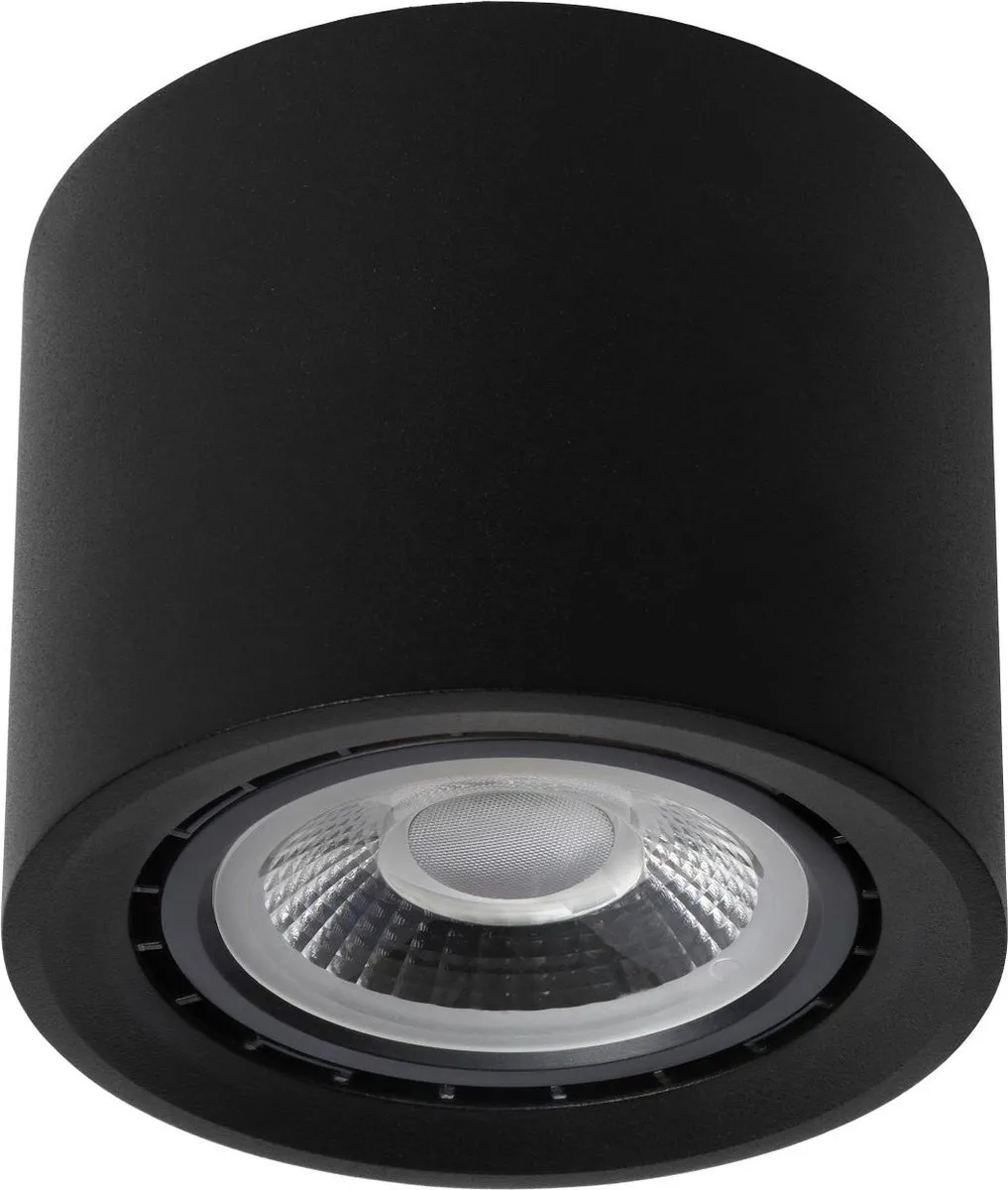Lucide FEDLER Plafondspot Ø12cm - LED Dim to Warm - Zwart