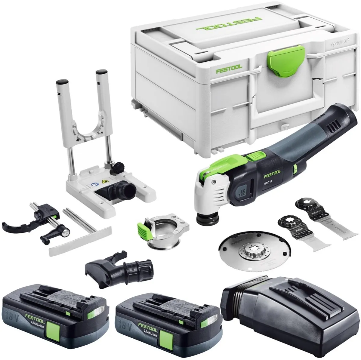 Festool VECTURO OSC 18 E-Basic Set 576592 - 2x 3.0Ah Accu
