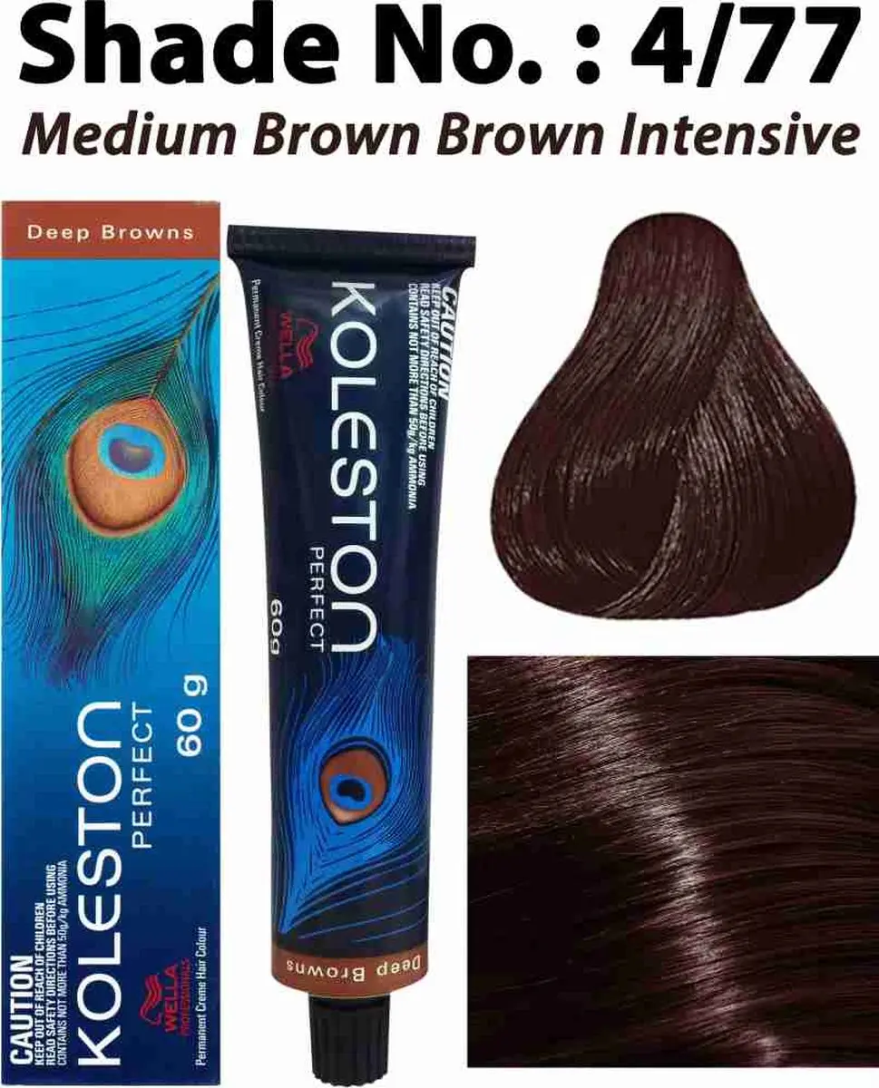 Wella Professionals Koleston Perfect Haarverf 4/77 Deep Browns 60ml