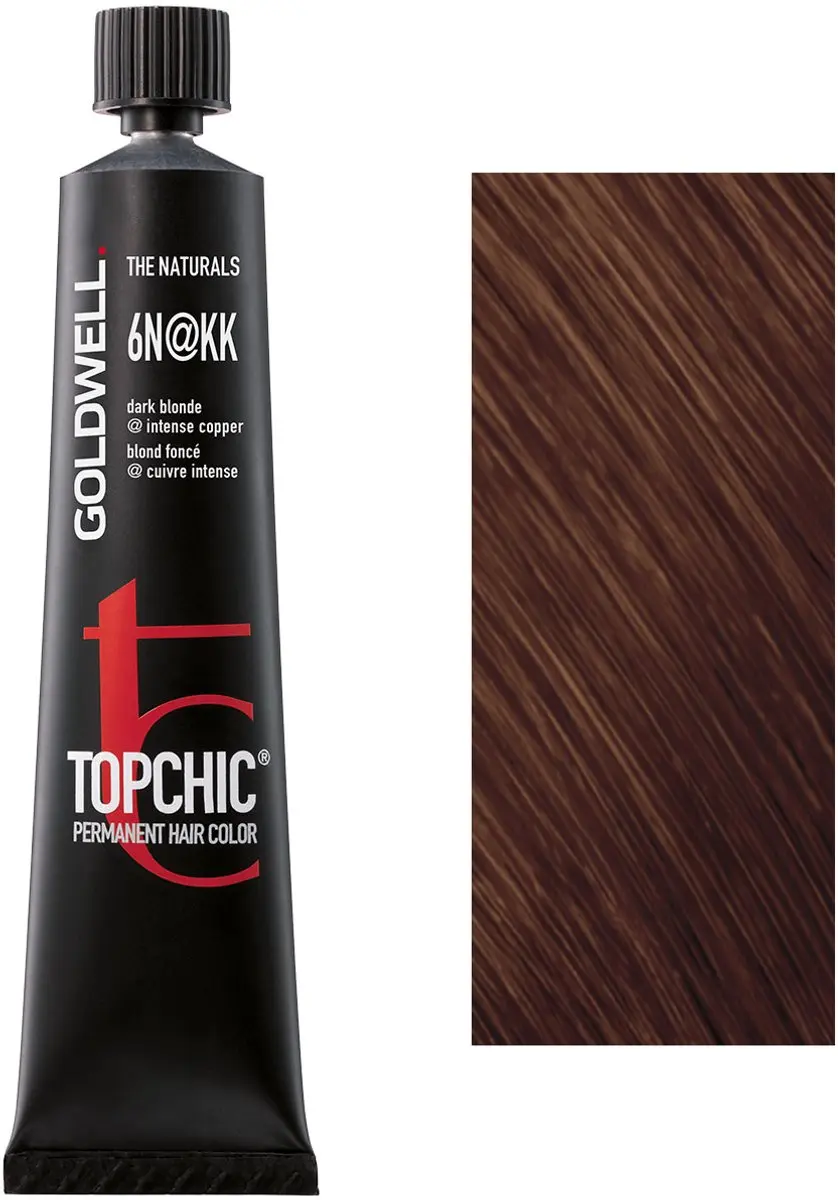 Goldwell Topchic Haarverf 6N@KK - 60ml - Permanent Bruin