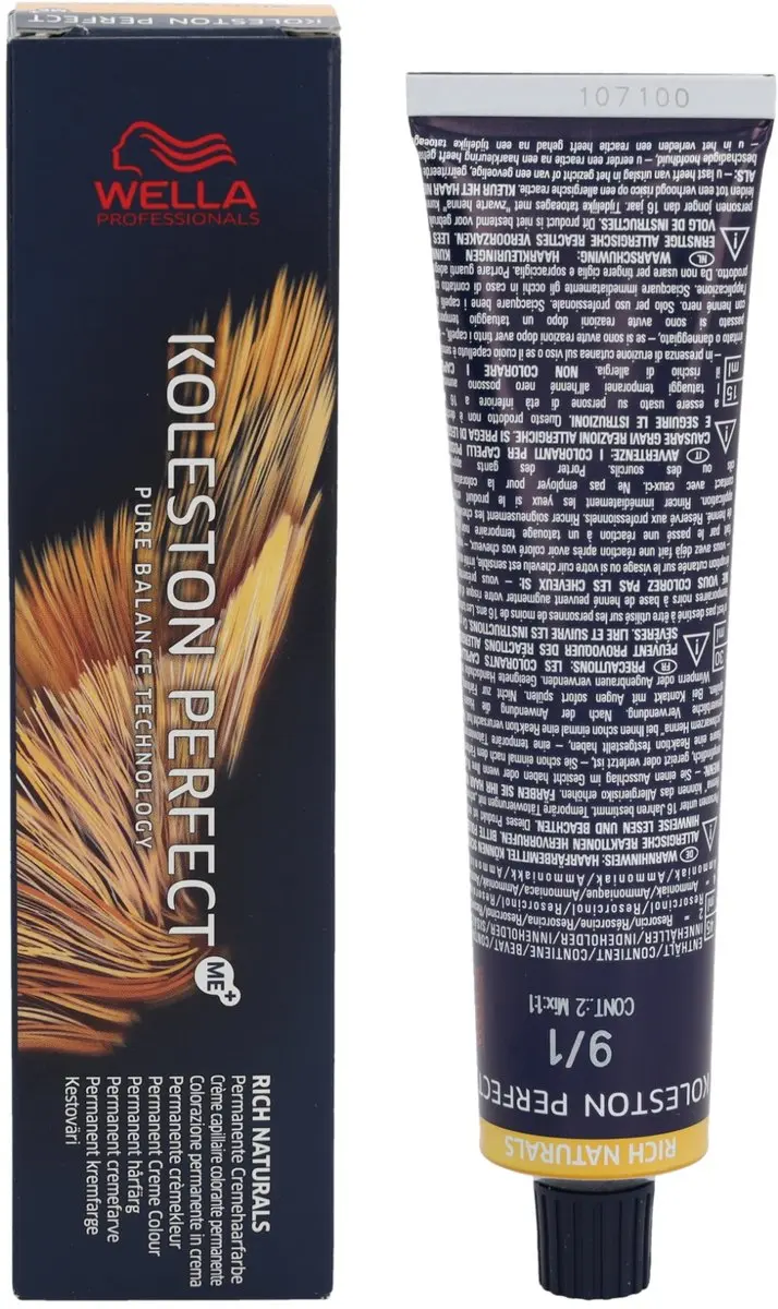 Wella Professionals Koleston Perfect Me+ 9/1 Permanent Haarkleur 60ml
