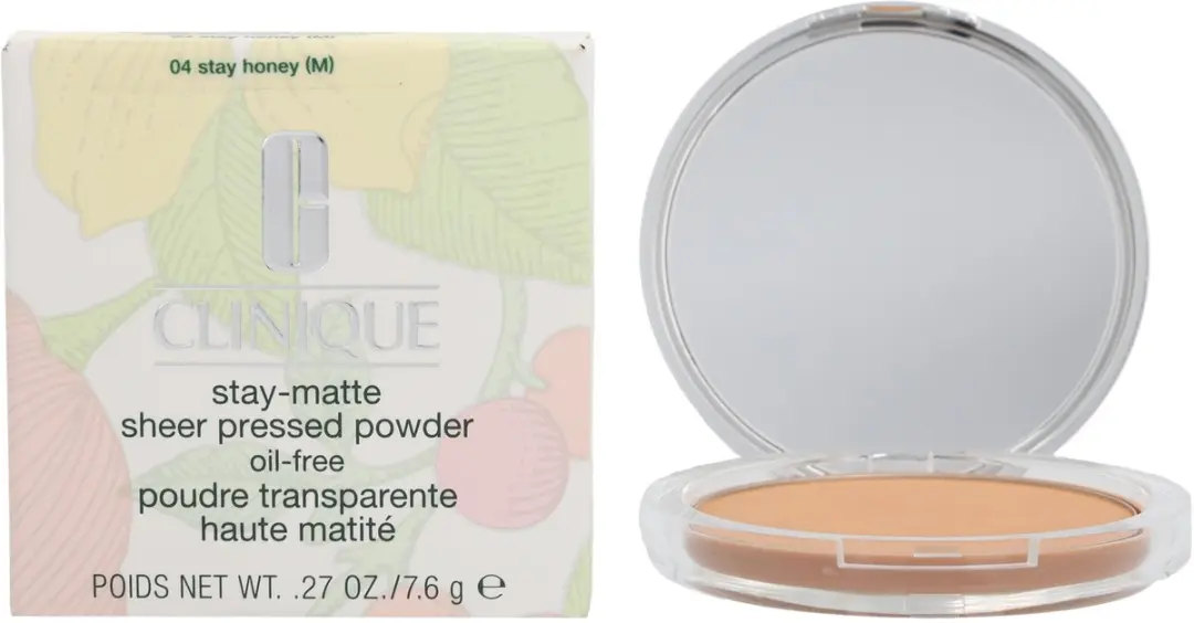 Clinique Stay-Matte Sheer Pressed Powder 04 Stay Honey - 7.6g