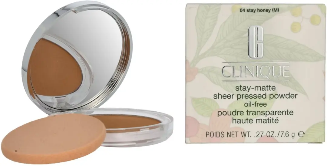 Clinique Stay-Matte Sheer Pressed Powder 04 Stay Honey - 7.6g