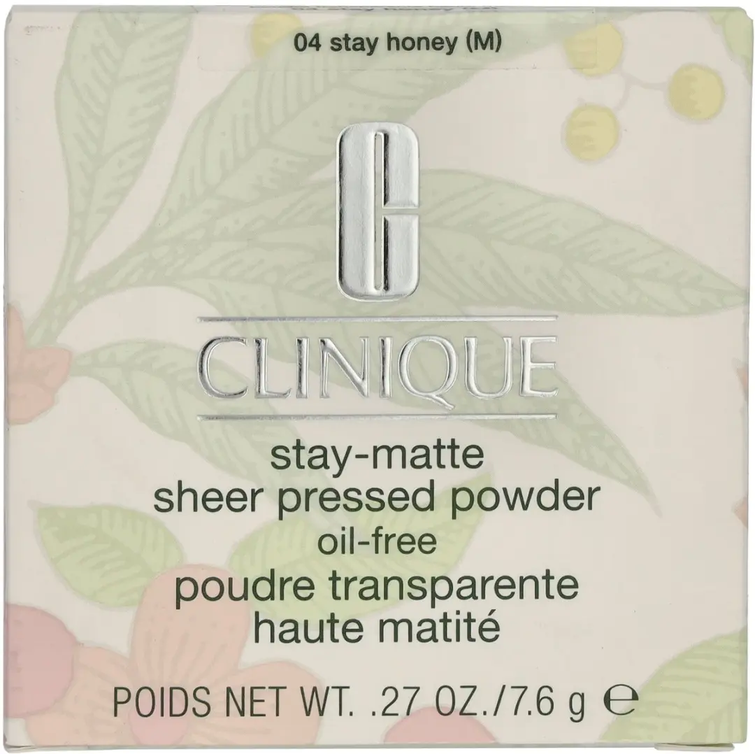 Clinique Stay-Matte Sheer Pressed Powder 04 Stay Honey - 7.6g