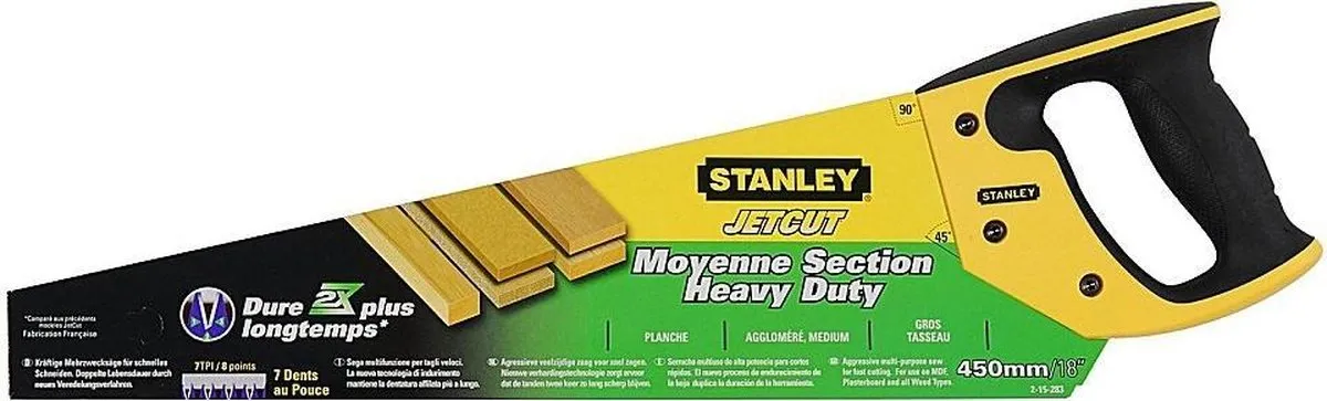 Stanley Jet-Cut 18in 7TPI Zaagblad - 2-15-283