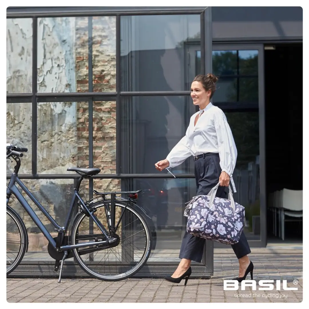 Basil Magnolia Enkele Fietstas 18L - Donkerblauw - afbeelding 3 van 6