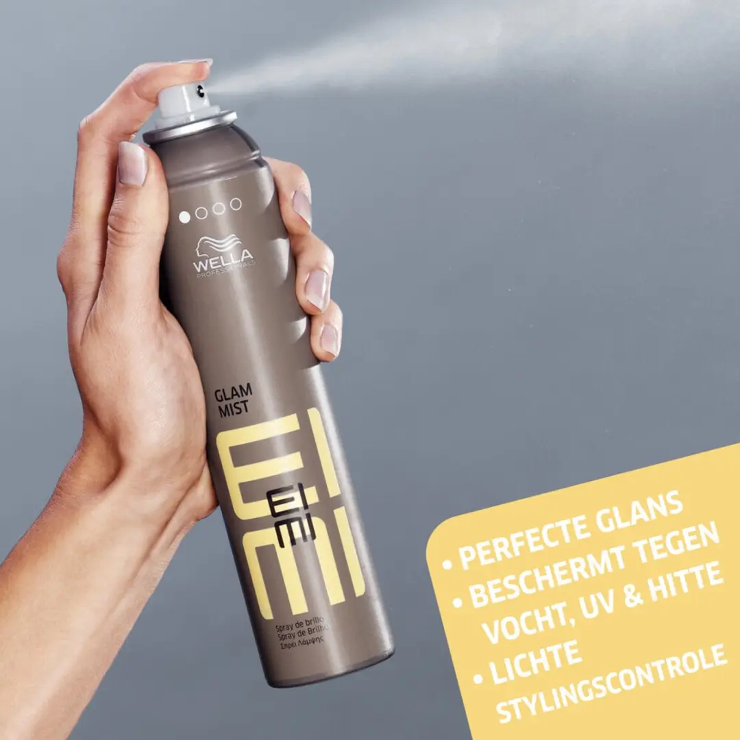 Wella Professionals EIMI Shine Glam Mist Haarspray 200ml - 3 Stuks