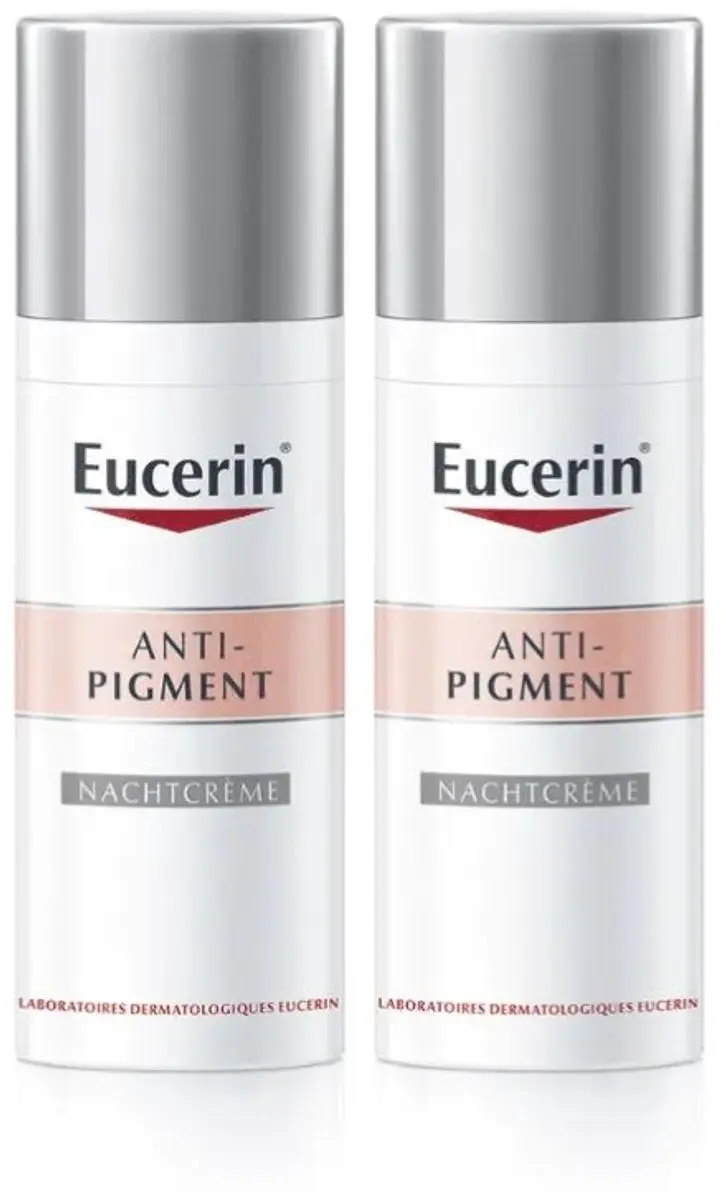 Eucerin Anti-Pigment Nachtcrème Thiamidol 100ml - 2 Stuks