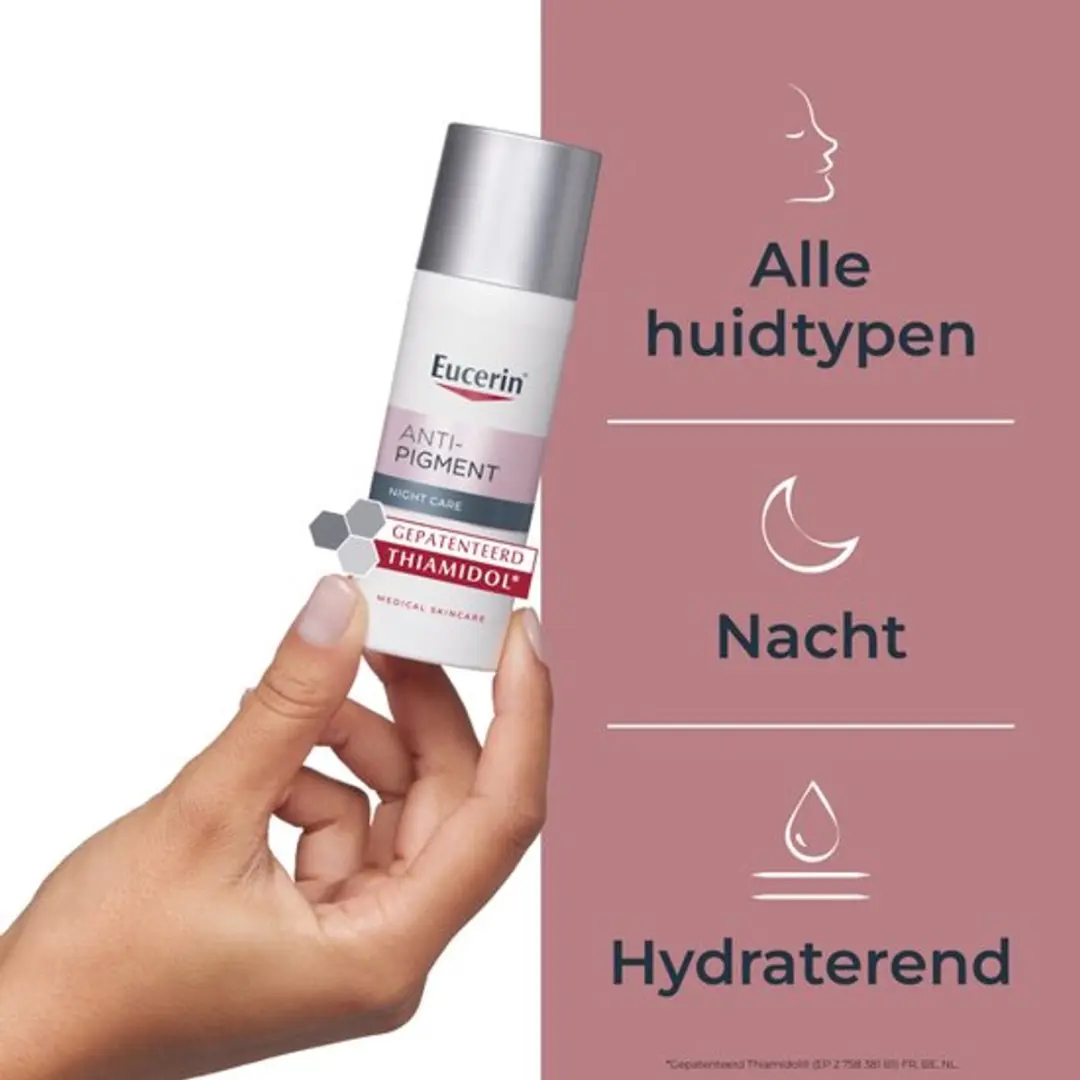 Eucerin Anti-Pigment Nachtcrème Thiamidol 100ml - 2 Stuks