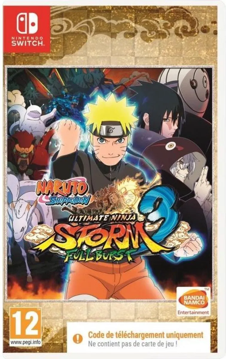 Naruto Shippuden Ultimate Ninja Storm 3 Full Burst Nintendo Switch