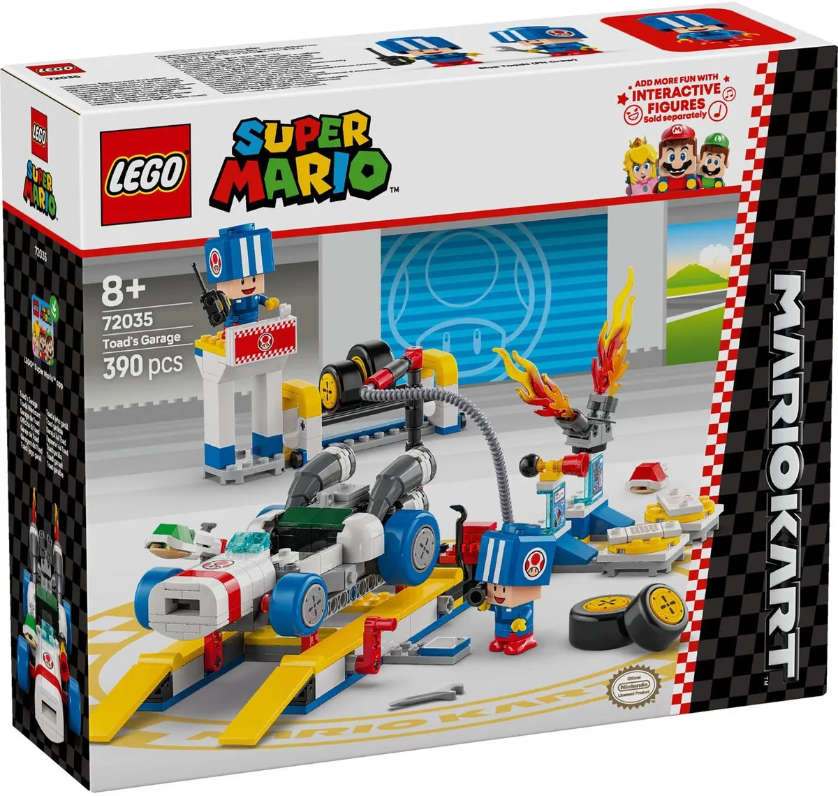 LEGO Super Mario Mario Kart Toads Garage 72035 - 390 Stukken