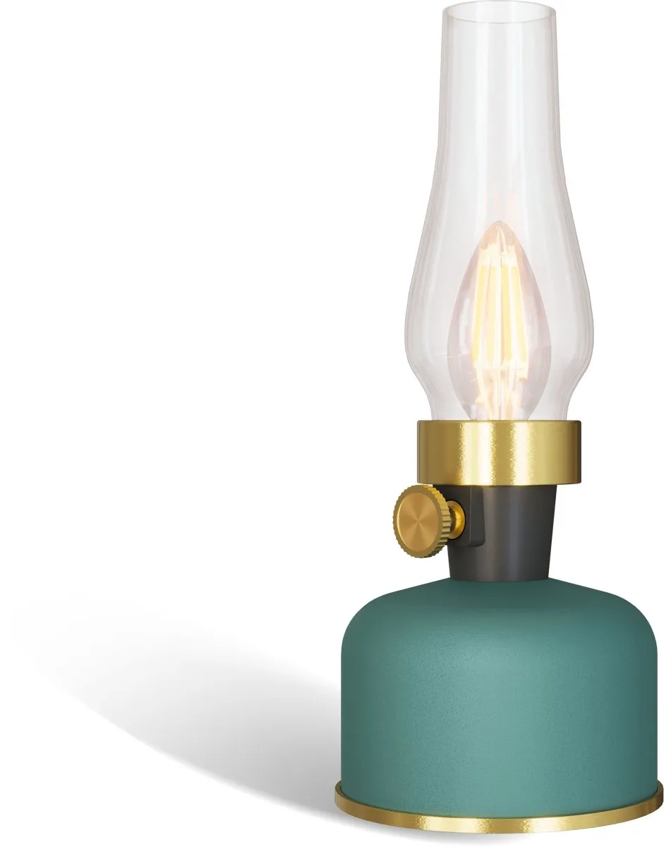 Calex Lavinio Oplaadbare LED Tafellamp - 3W - Groen