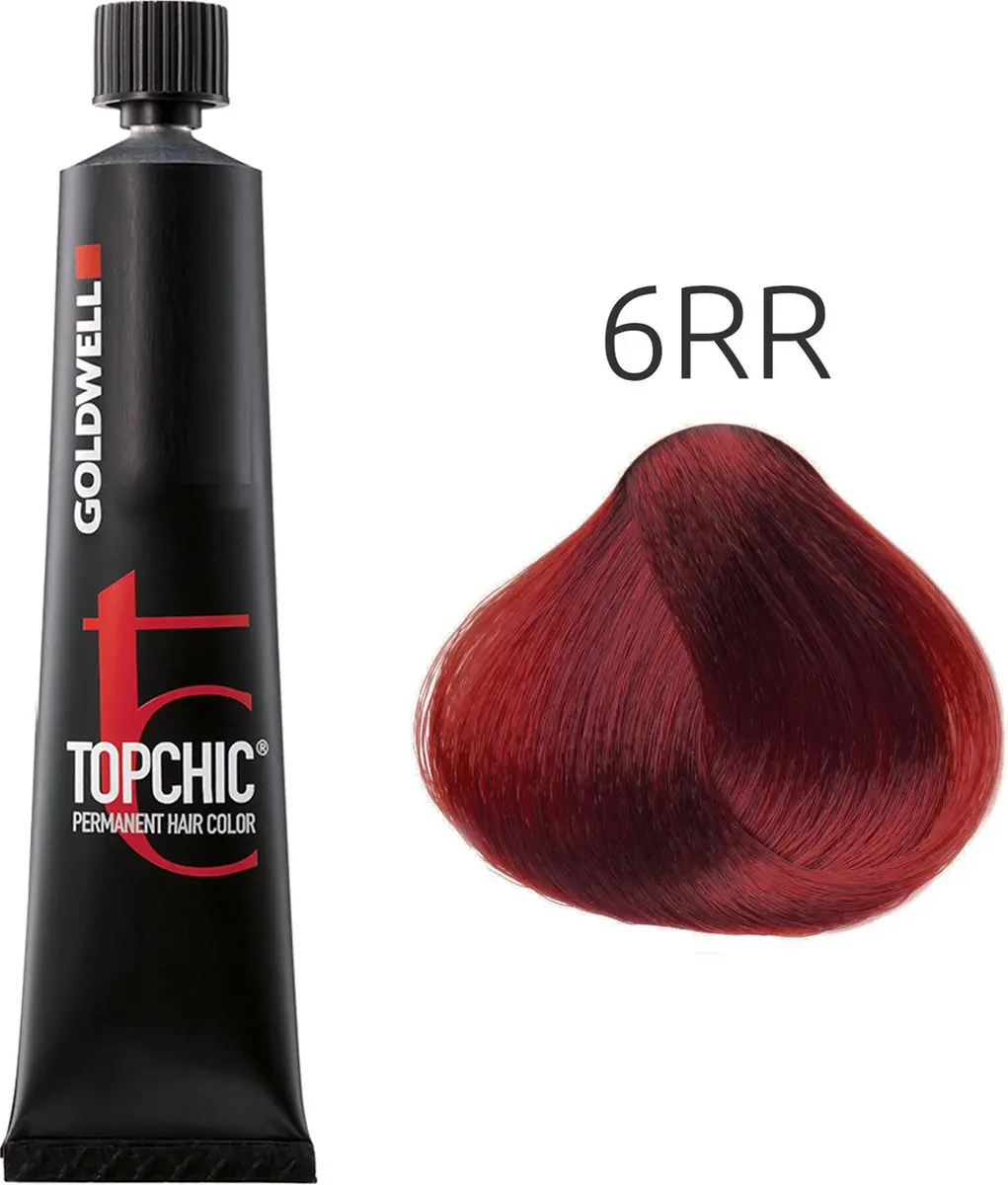 Goldwell Topchic Tube 60ml - 6RR Bruin Permanent