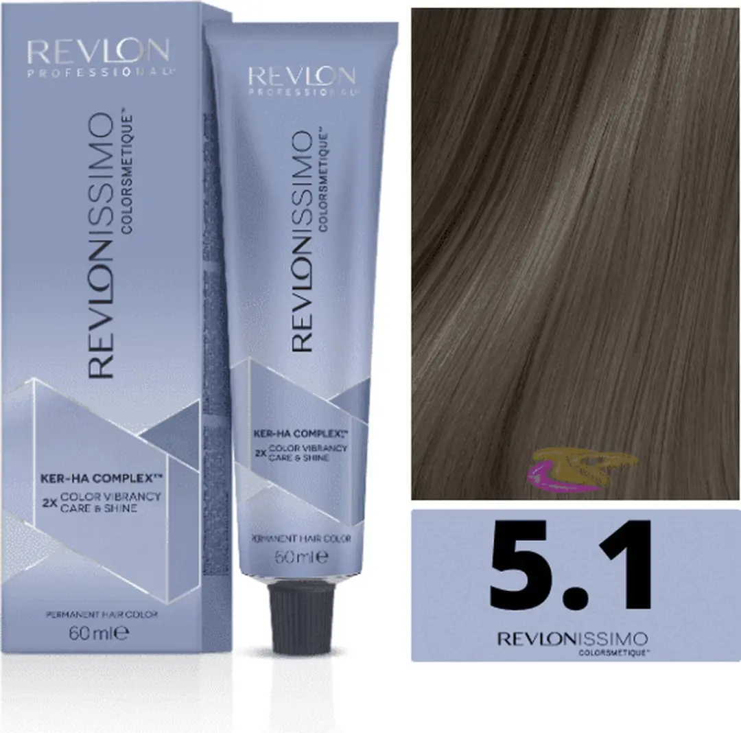 Revlon Revlonissimo Colorsmetique Nº 5.1 Permanente Kleurcrème 60ml
