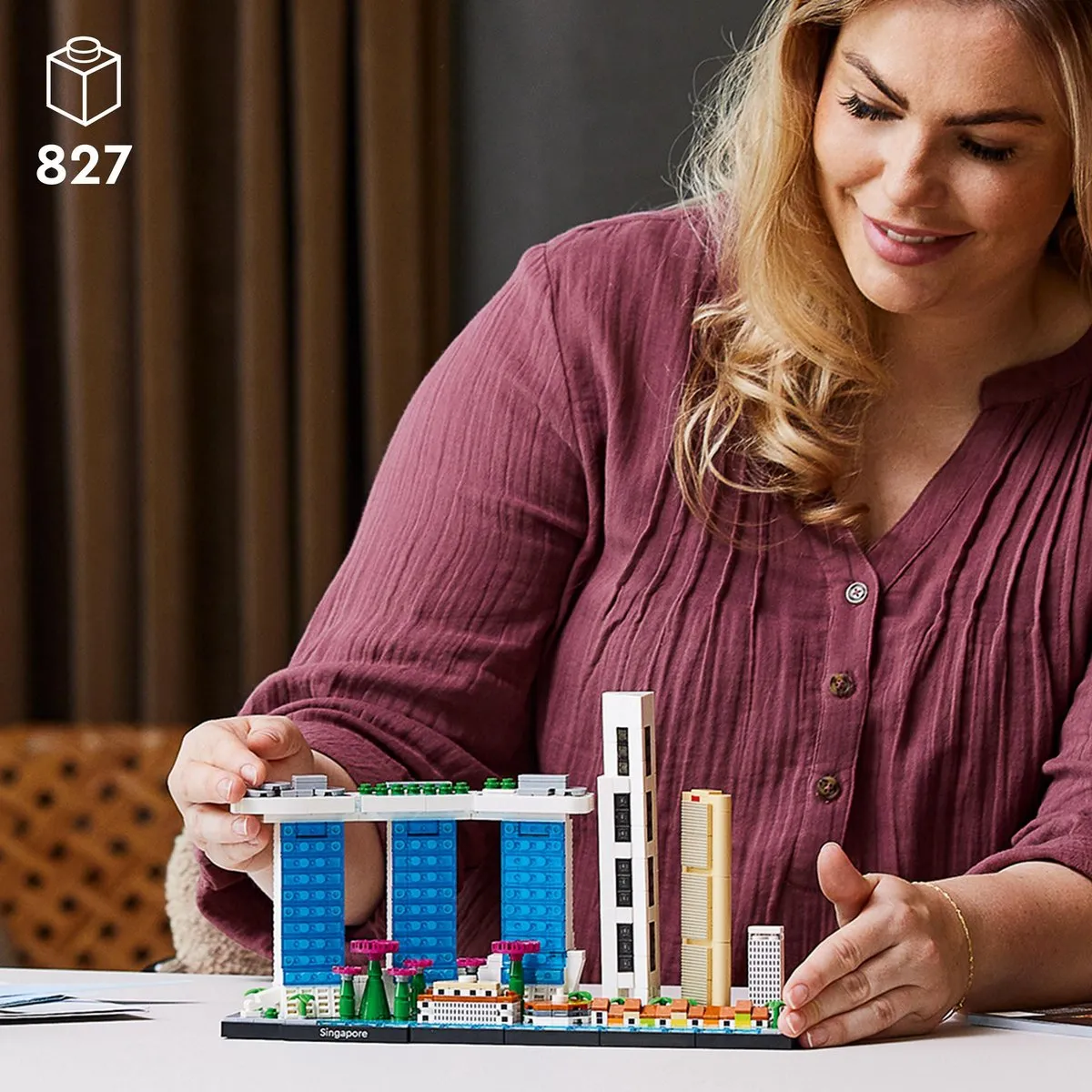 LEGO Architecture Singapore Skyline 21057 - 827 Stenen - Meerkleurig - afbeelding 6 van 6
