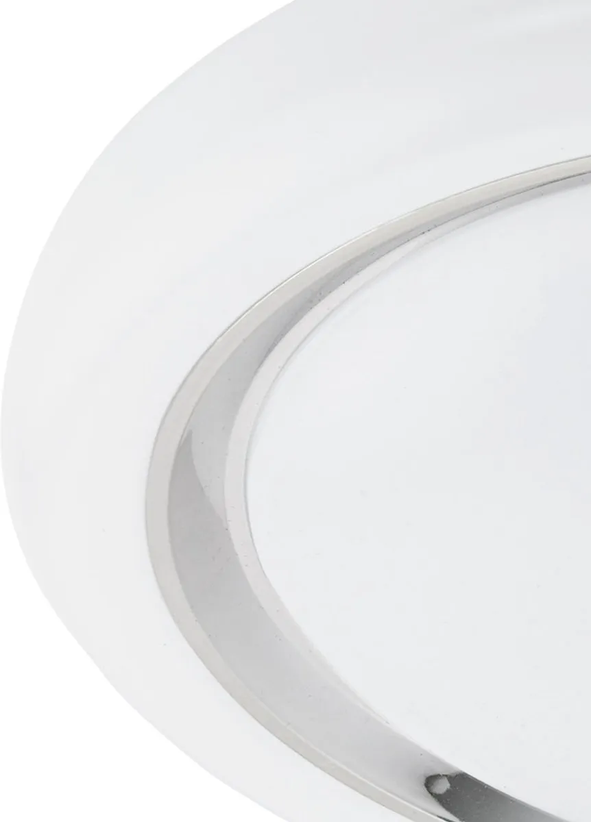 Eglo Capasso Wandlamp 1 Licht Ø400mm - Wit/Chroom
