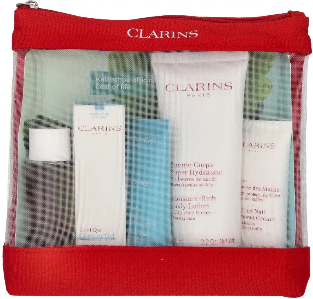 Clarins Head-To-Toe Moisturizing Essentials Set - 217ml