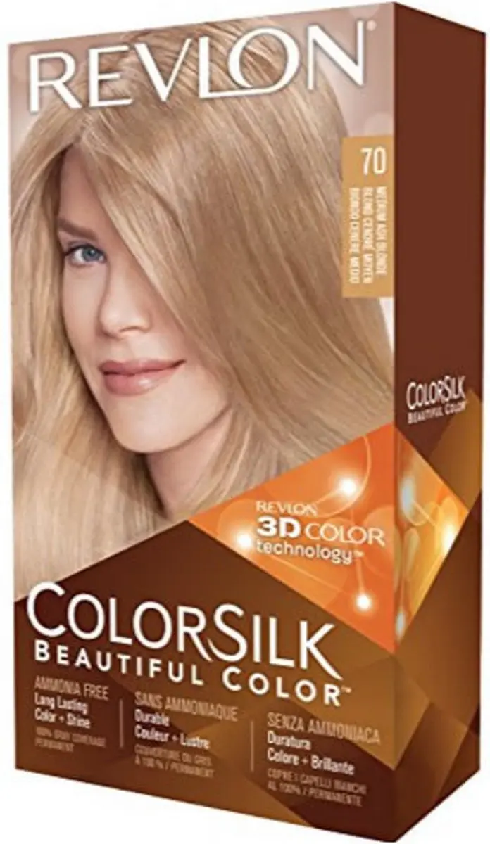Revlon Colorsilk Tinte 70 Rubio Medio Ceniza - 3ml