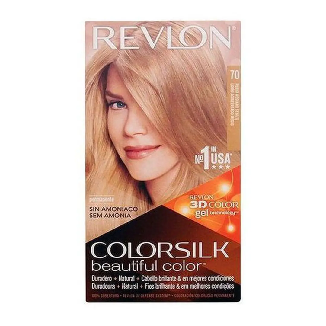 Revlon Colorsilk Tinte 70 Rubio Medio Ceniza - 3ml