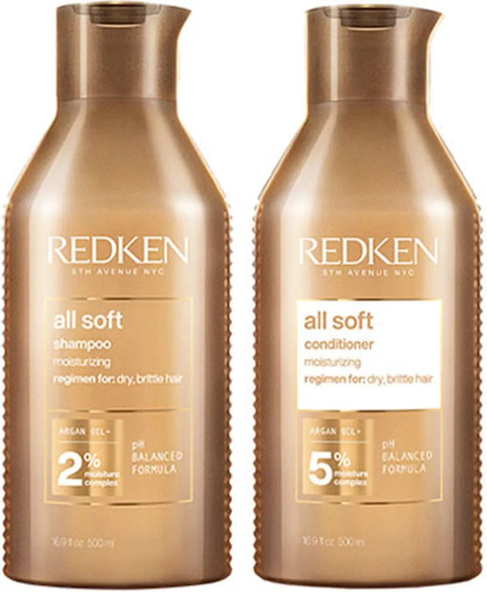 Redken All Soft Shampoo & Conditioner 2x500ml