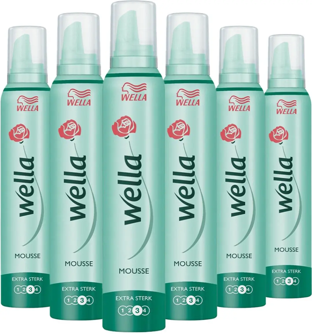 Wella Professionals Extra Strong Hold Mousse - 6x200ml