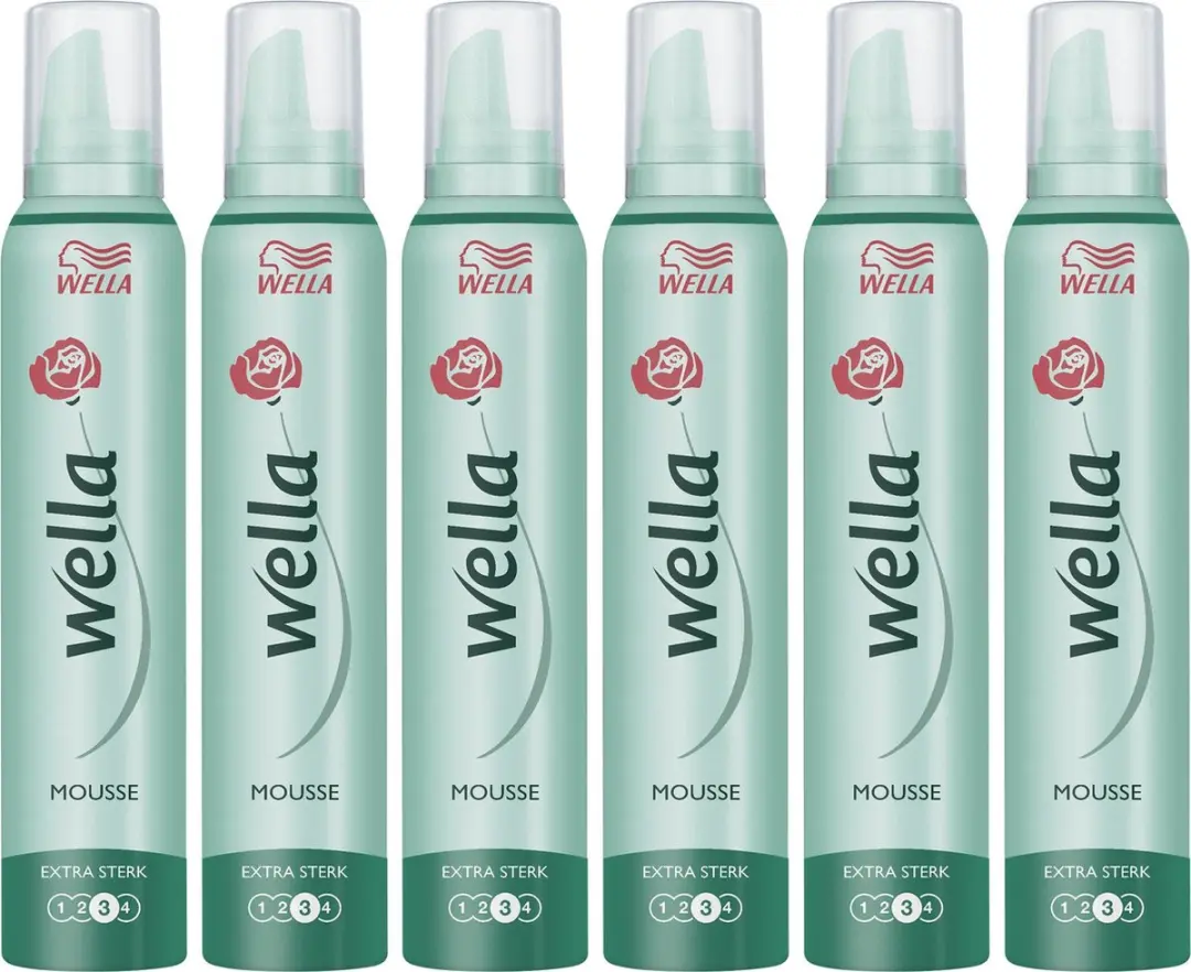 Wella Professionals Extra Strong Hold Mousse - 6x200ml