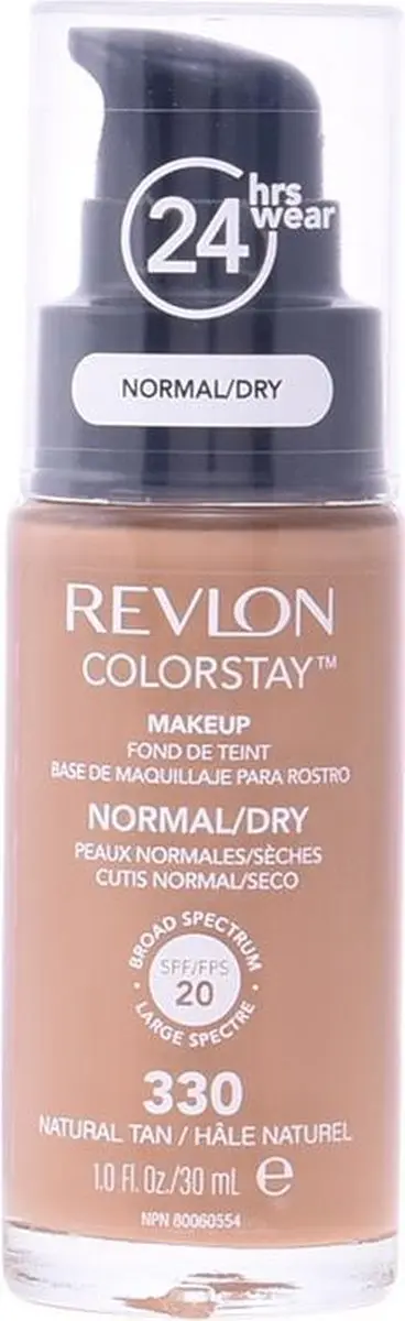 Revlon Colorstay Foundation 330 Natural Tan - 30ml - afbeelding 6 van 6