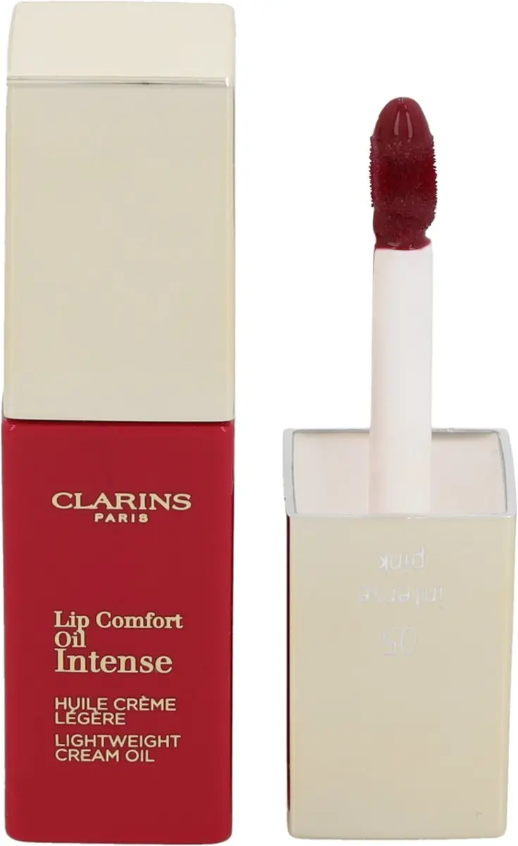 Clarins Lip Comfort Oil Intense 05 Intense Pink - Lipgloss 7ml - afbeelding 6 van 6