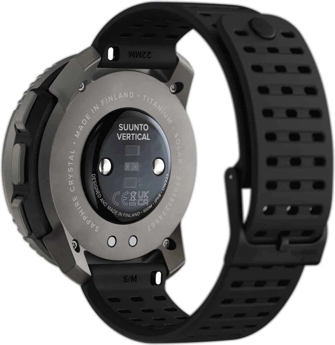 Suunto Vertical Titanium Solar GPS-sporthorloge - 49mm - Zwart