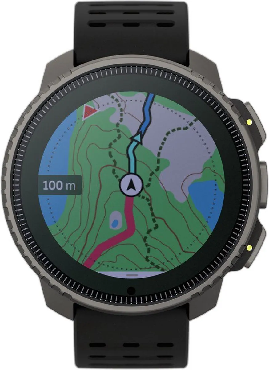 Suunto Vertical Titanium Solar GPS-sporthorloge - 49mm - Zwart