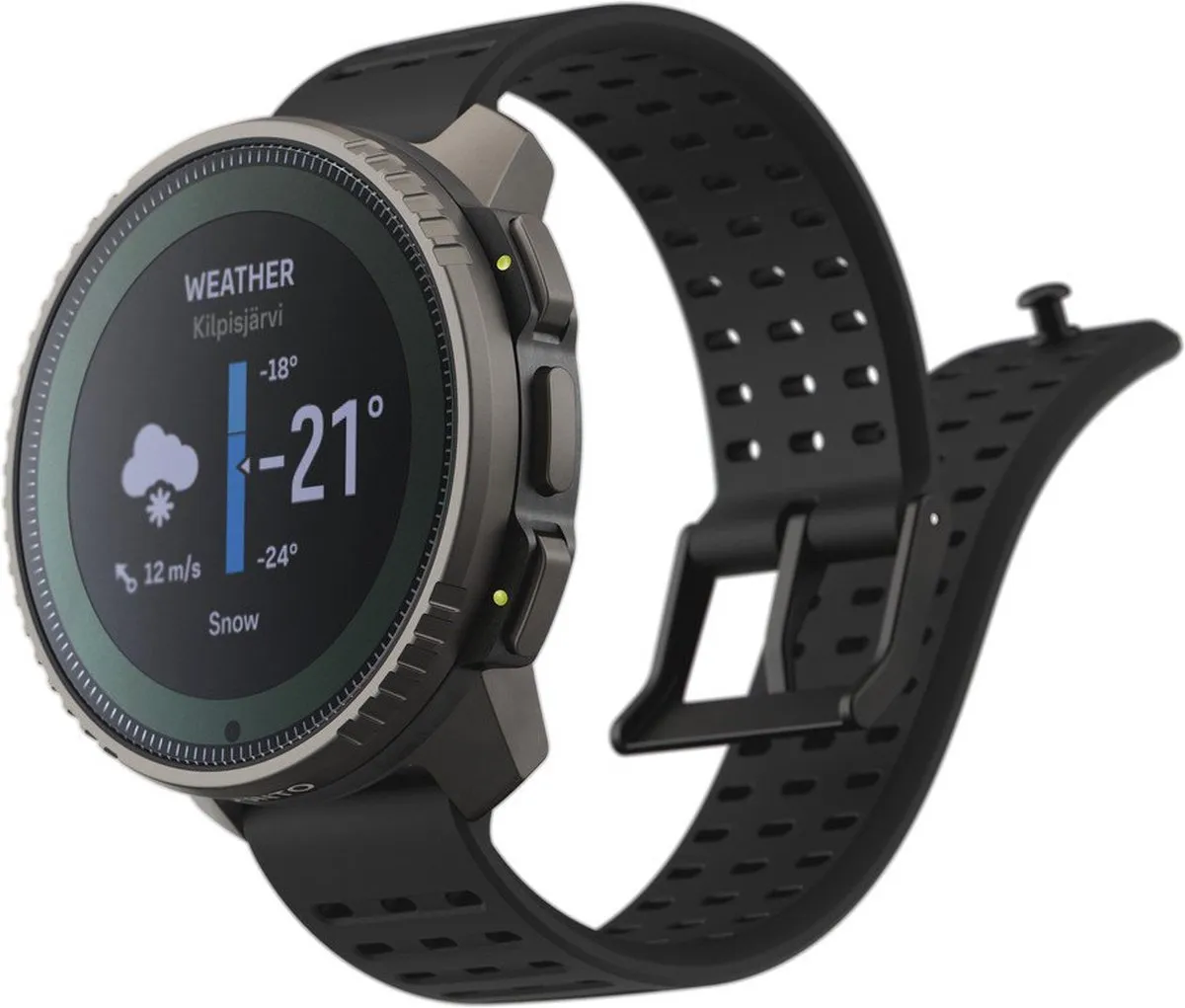 Suunto Vertical Titanium Solar GPS-sporthorloge - 49mm - Zwart