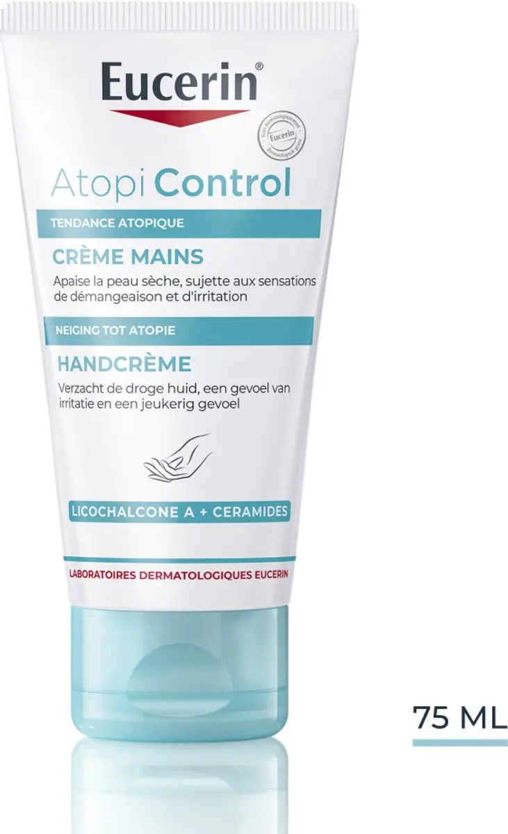 Eucerin AtopiControl Handcrème 75ml - Ongeparfumeerd