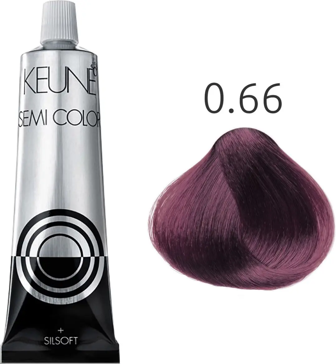 Keune Semi Color 0.66 Permanent Haarkleuring 60ml - Zwart