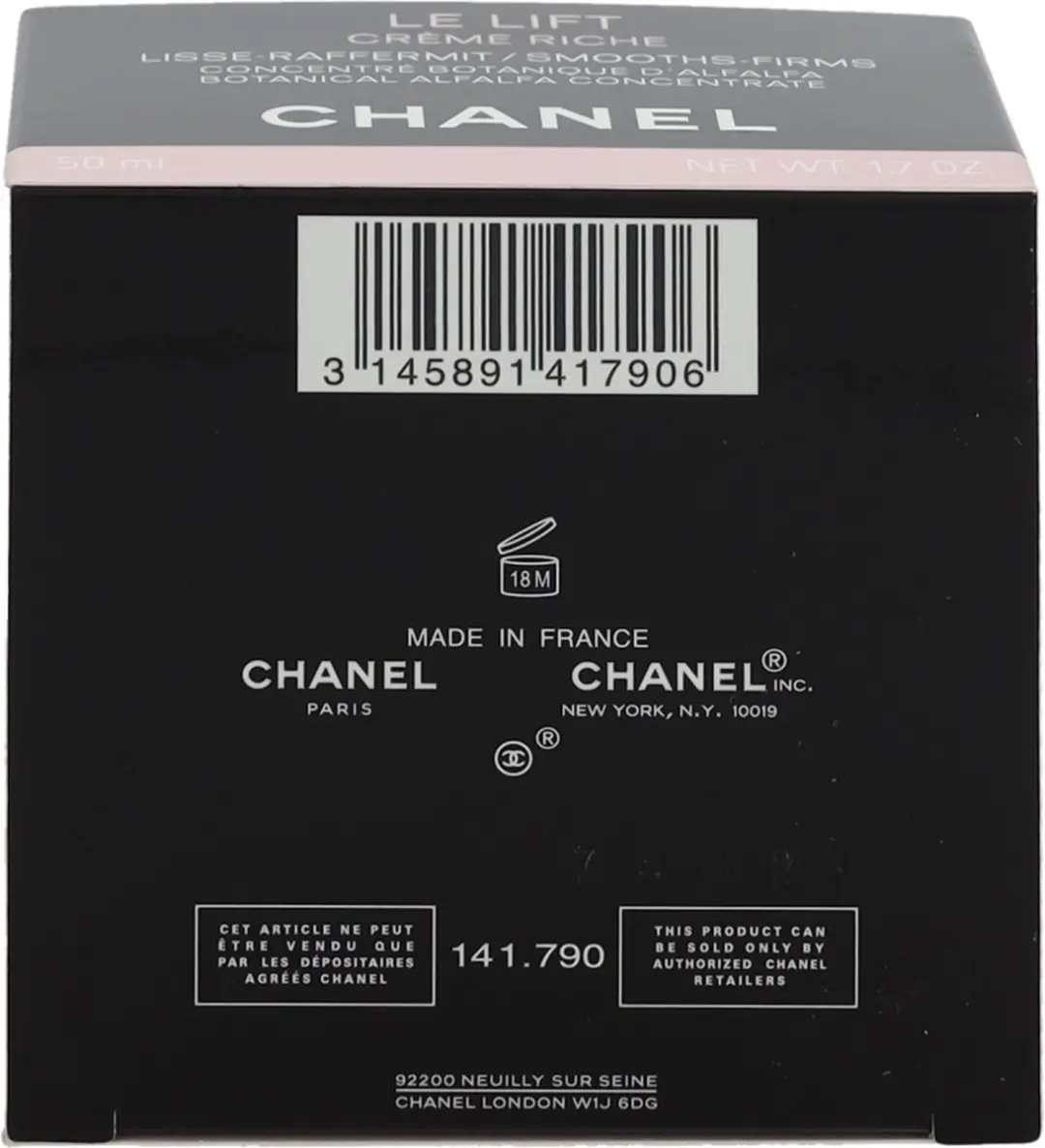 Chanel Le Lift Riche Verstevigende Gezichtsbehandeling 50ml