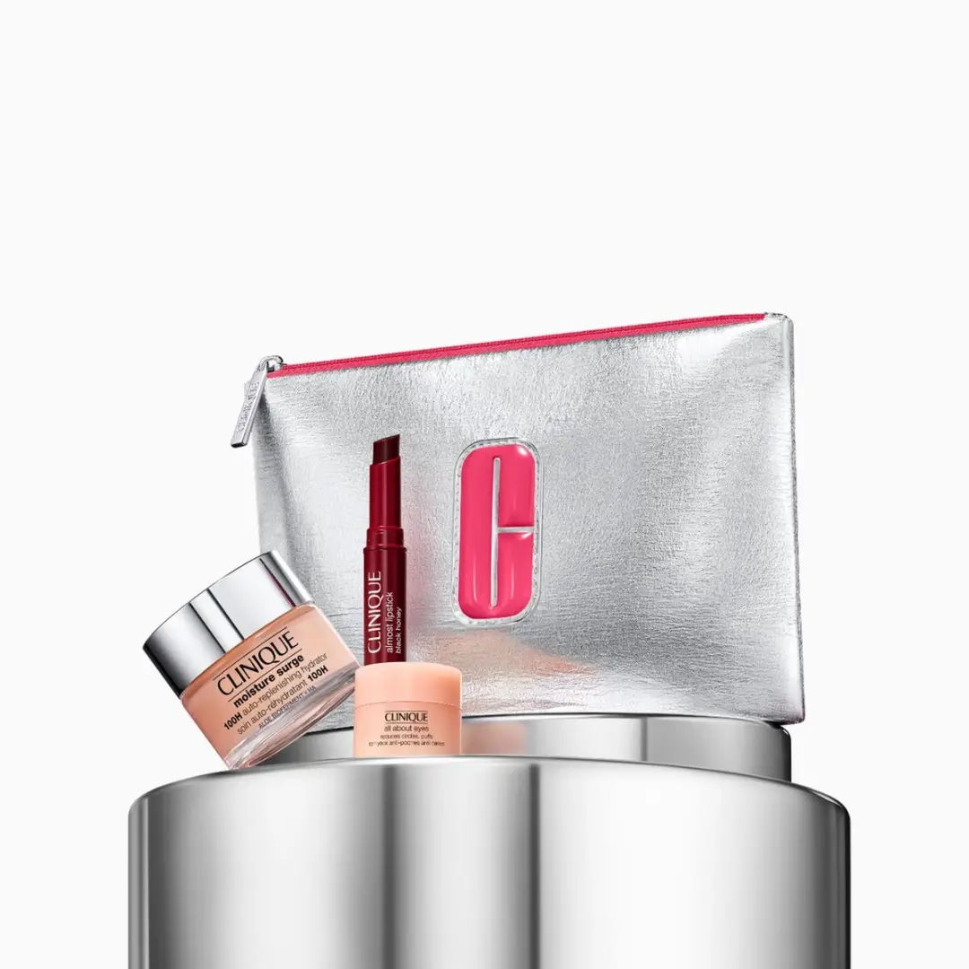 Clinique Hydration + Honey 3-set - Dagcrème 50ml, Oogcrème 5ml, Lipstick Black Honey